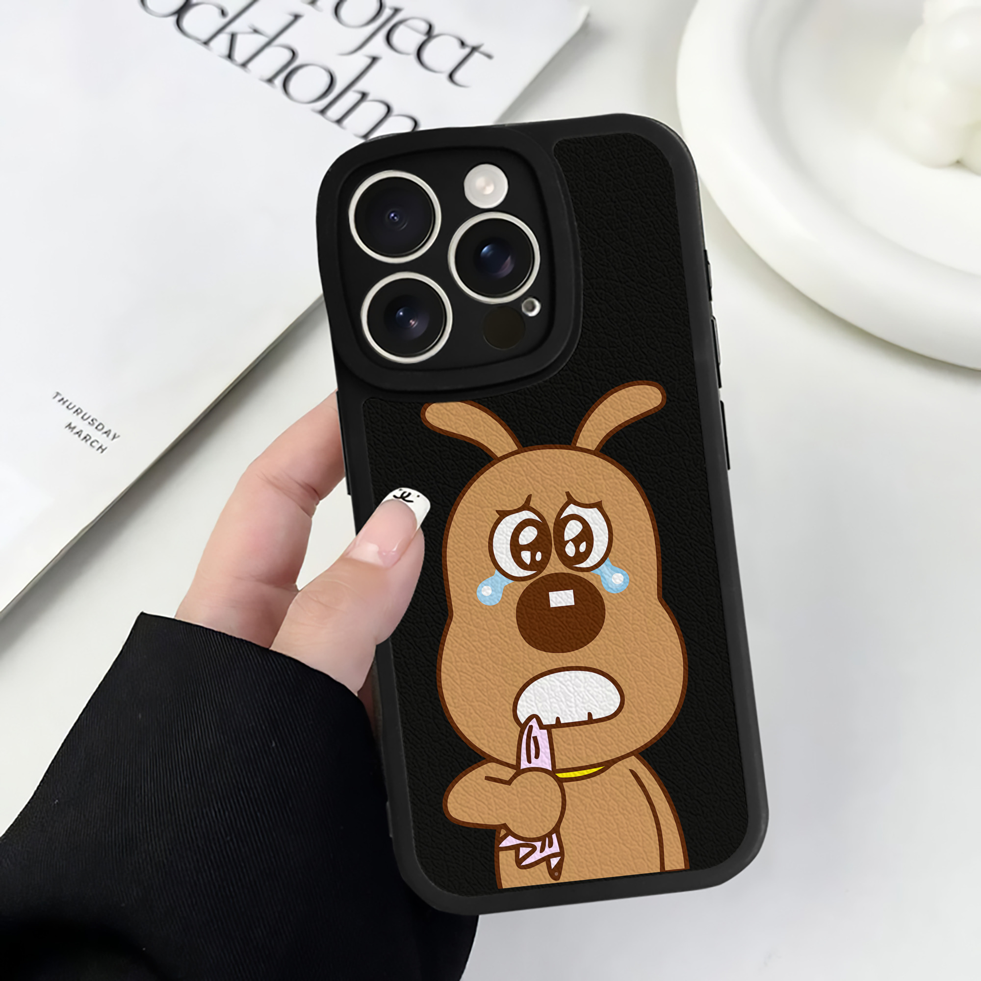 （画像用） アンパンマン Anpanman 【iPhone 16シリーズ対応】シリコンスマホケース（レザー調） 材質：シリコン